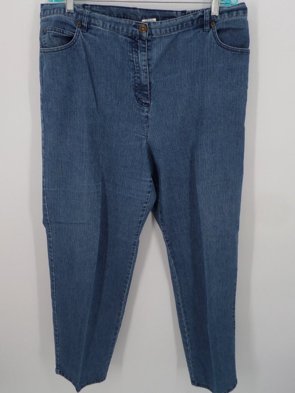 Ruby RD Women's Fall Wide Leg Blue Jeans Size 18W